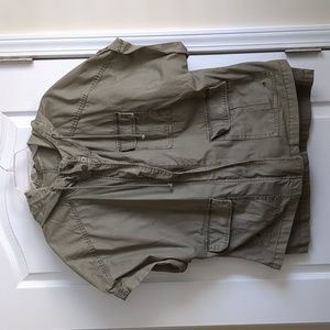 American Eagle cargo short sleeved jacket